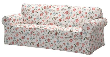 EKTORPThree-seat sofa, Videslund multicolour