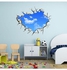 New Creative 3D Stereo Ceiling Wall Sticker blue