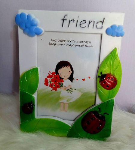 Friend Children Picture Frame - White And Green
