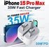 35W Fast Triple Charger With Type-C Port + Type-C Charging Cable - For IPhone 15 Series