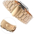 Neworldline Replacement Stainless Steel Band Strap Bracelet For Apple Watch 38mm Rose Gold- Rose Gold