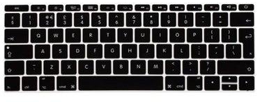 UK English Layout Removable Silicone Keyboard Skin For MacBook Pro Air Retina 13,15,17inch Black
