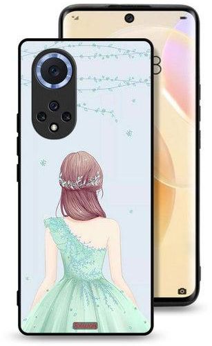 Huawei nova 9 Protective Case Cover Cute Girl In Floral Dress