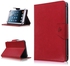 9.7, 10, 10.1, 10.2 Inch Universal TABLET/PAD Leather Case/Cover - RED