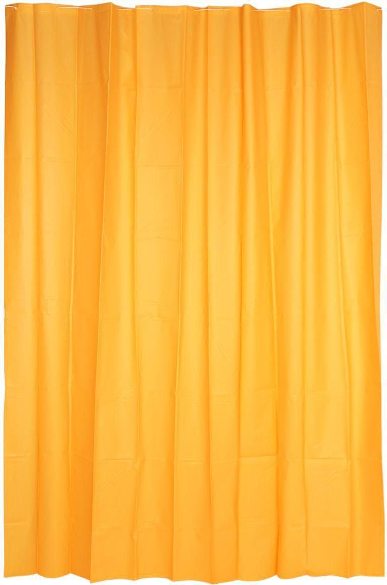 Spirella BUBBLE ORANGE  Shower Curtain 180 x 200 cm PEVA