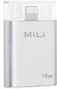 MiLi 16GB iData External Storage for Apple Lightning Devices Silver
