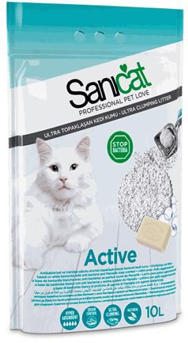 Sanicat Active ultra clumping litter 10L