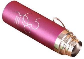 Cartoon Thermos Water Bottle Pink/Gold