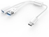 Type C 3.1 to USB 2.0 Adapter Data Charging and Sync Cable + OTG Cable White