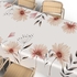 ART MOOD HOME Emma Tablecloth Waterproof POLYESTER FABRIC Beige * White 140W x 300L CM
