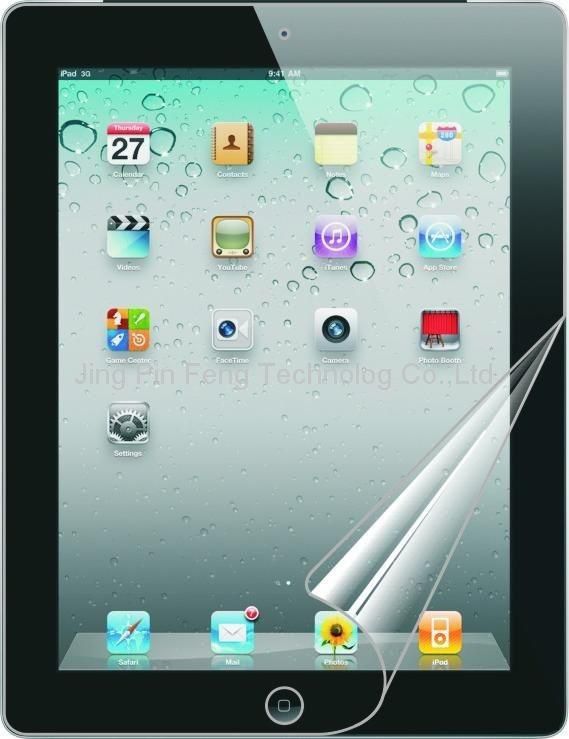 Screen Protector Guard Clear For Tablet Apple iPad 2 , iPad 3 , iPad 4  Retina