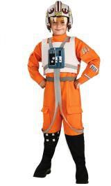 Rubies Star Wars VII Xwing Fighter Pilot Classic Costume Red M