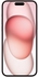 هاتف ايفون آبل  ١٥ بلس سعة ١٢٨ جيجابايت باللون الوردي مع تطبيق فيس تايم - إصدار الشرق الأوسط 