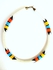 Enkaya Designs Womens Jewelry African Fashion White Zulu Necklace