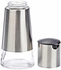 Harmony Oil And Vinegar Bottle Set Silver And Clear 260ml 2 PCS