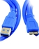 USB 3.0 A Male To Micro B Male Plug - 3M - Blue