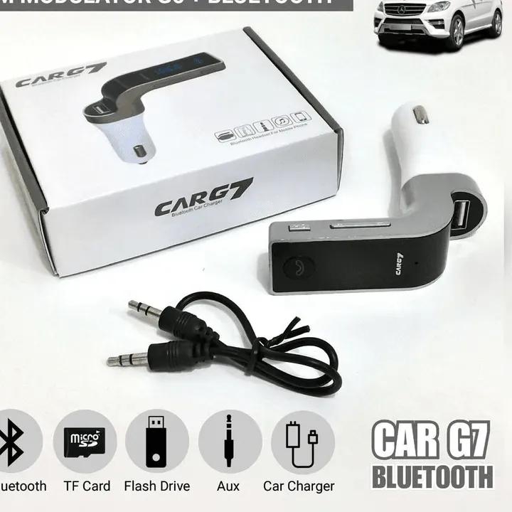 Car G7 Car Modulator Bluetooth Charger Mp3 Player, TF CARD, AUX, G7