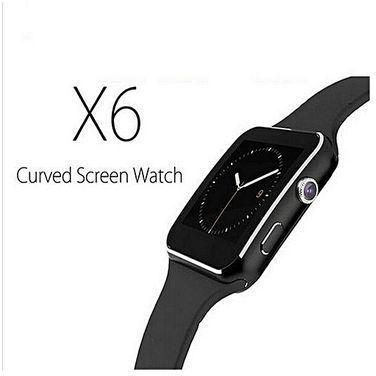 Generic Smart Watch X6 Sleek Smartwatch Watch Phone For Android - Black