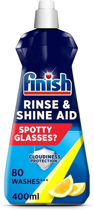 Finish Dishwasher Rinse Aid with Lemon Scent - 400ml