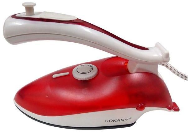 Get Sokany PL-368A Steam Iron, 1000 watt - Red with best offers | Raneen.com