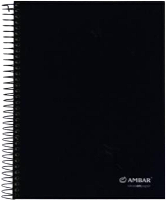 Ambar Ideas A5 Hardcover Spiral Bound Notebook 120 Sheets Blue