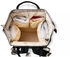  Portable Baby Backpack Diaper Bag for Travel (grey-black)