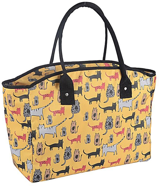 BiggDesign Cats Yellow Cooler Bag