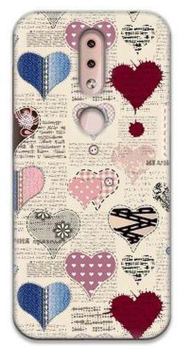 OZO Skins Red Hearts (SE165BHR) For Nokia 4.2
