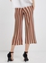 Striped Knit Trousers Red/Yellow/White
