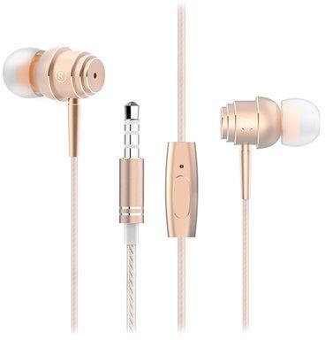 Music Wired In-Ear Headphones Gold