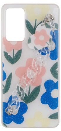 Xiaomi Redmi Note 11PRO 4G 2022 - Printed Silicone Cover With Glitter And Clear Chain