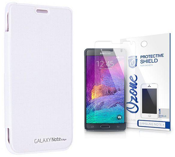 Ozone 5200mAh Power Bank Battery Case with Screen protector for Samsung Galaxy Note 4 White