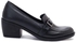 Classic Black Leather Women's Shoes