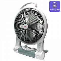 Olympia 12 Inch Oscillating Rechargeable Fan, OE-1506 DBS10286