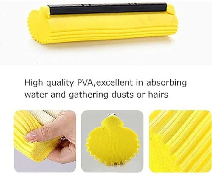 Mop Head Amulet Wiper Replacement Telescopic Double Cylinder