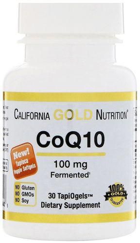 California Gold Nutrition Coq10, 100 Mg, 30 Veggie Softgels
