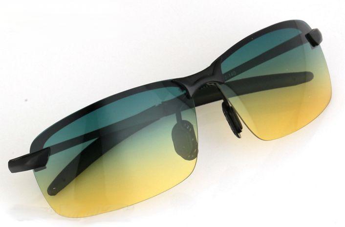 Anti-glare Day Night Vision Goggles Driving Polarized Sunglasses for men