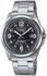 Watch for Men by Casio , Analog , Stainless Steel , Silver , MTP-S101D-1B