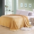 Fabienne Silky Plain Microfiber Bed Blanket Single Size Beige