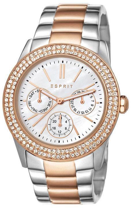 Esprit ES103822016 Stainless Steel Watch - Silver / Rose Gold