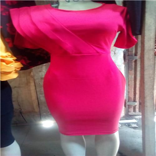 Ladies Coporate Pink Dress