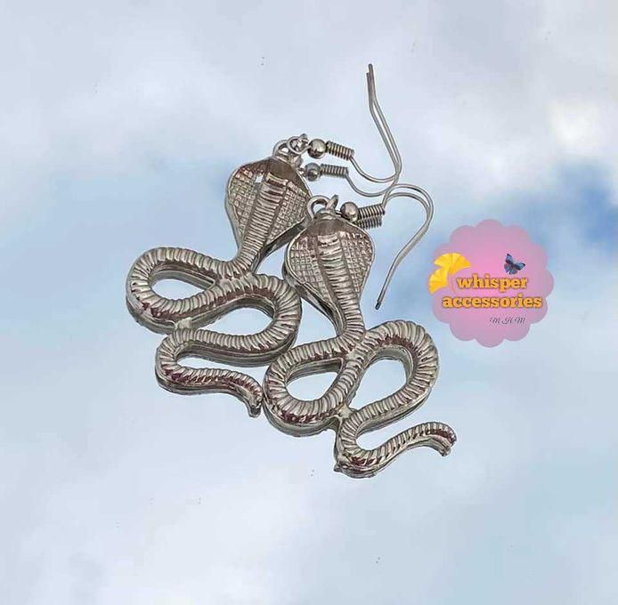 Marvelous Snake Earring 2 - Silver
