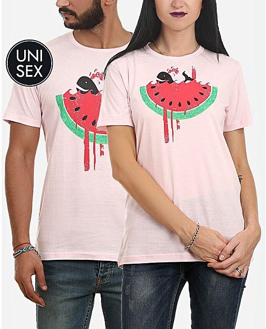 Ultimate Fashion Wear Ultimate Fashion Wear Melon Mania Graphic T-shirt - Pink
