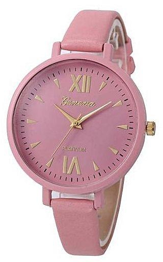 HONHX Women Time Fine Watch strap Leather Analog Simple Clock Dial Wrist Watch