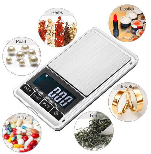 Generic 500g Mini Pocket Scale, Portable Electronic Jewelry Scales