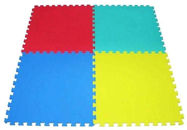 4-Piece Protective Floor Rubber Mat Set