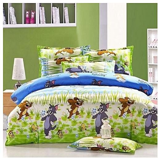 Generic Child S Tom And Jerry Cartoon Duvet With Bed Sheet Two