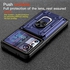 Full Protection Case With Card Bag, Metal Ring & Slider Camera Cover For Xiaomi 12t /Xiaomi 12t Pro