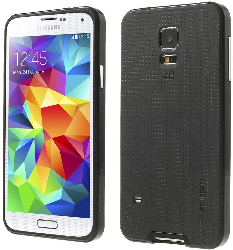 Neo Hybrid Series Case with Screen Protector for Samsung Galaxy S5 i9600 G900 – Black