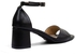 Fourteen Woman Sandals Heels Wedges-Mixed-Black